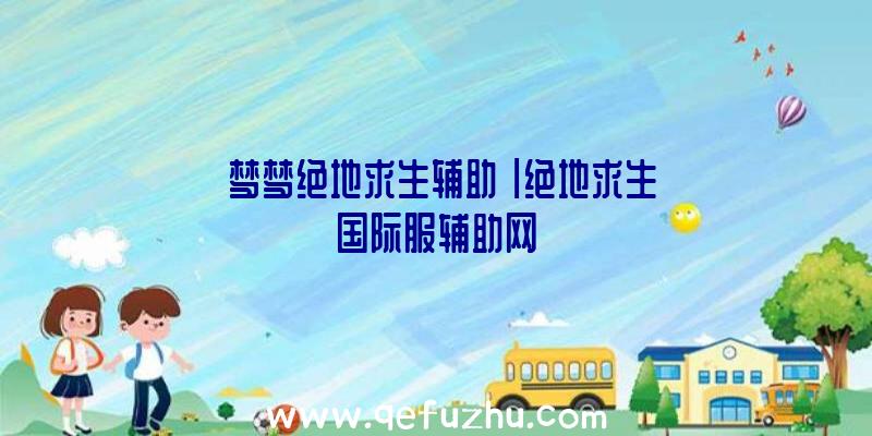 「梦梦绝地求生辅助」|绝地求生国际服辅助网